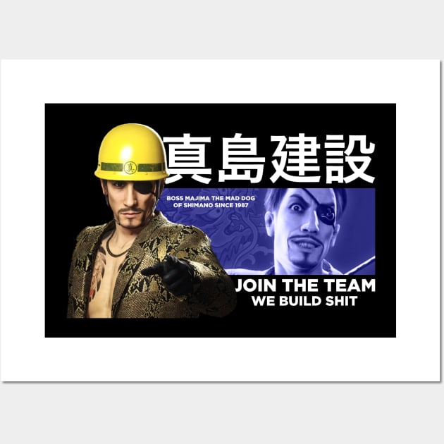 Vintage Majima Construction Wall Art by eternal sunshine